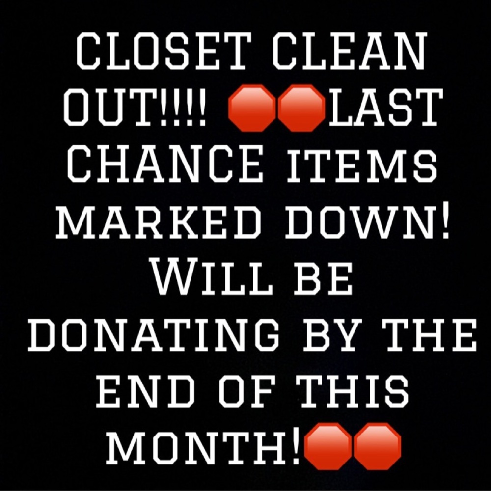 Closet clean out!!!